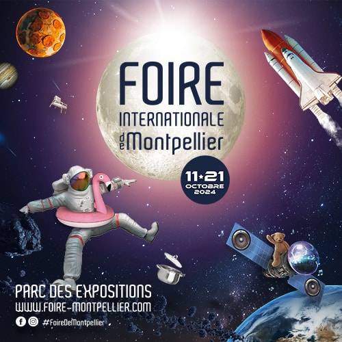 Retrouvez nous du 11 au 21 Octobre 2024 a la foire internationale de Montpellier